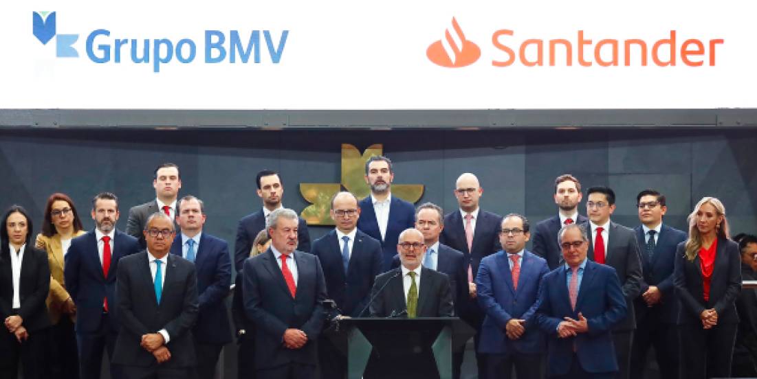 Santander impulsa a las Pymes con emisión social de 1,800 mdp vía la BMV