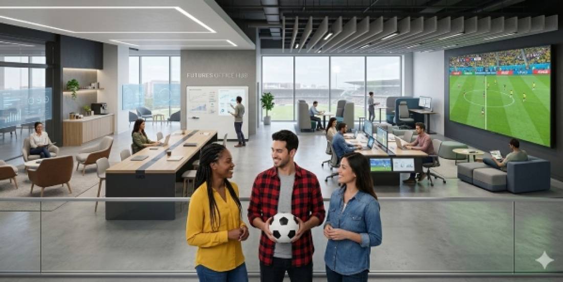 Amenidades y convivencia ganan valor en el mercado de oficinas flexible