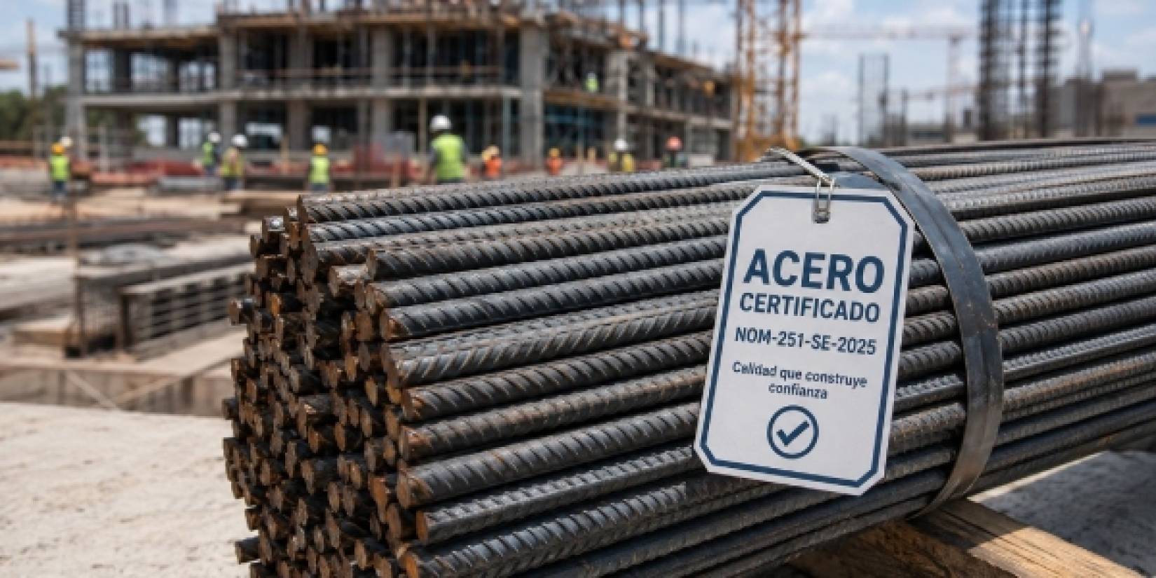 Nueva norma obligará a certificar el acero utilizado en la construcción en México